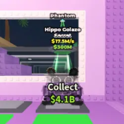 Phantom Hippo Golazo 17.5 M s (1 TRAIT) (Секретный персонаж) — Roblox, лот №238849
