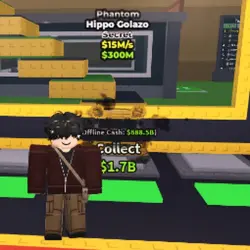 Phantom Hippo Golazo! rare mutation (Секретный персонаж) — Roblox, лот №238851