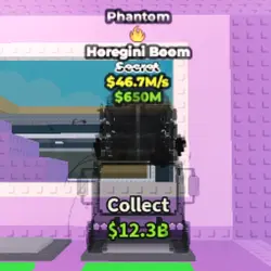 Phantom Horegini Boom 46.7 M s (FIRE TRAIT) (Секретный перс… — Roblox, лот №238854