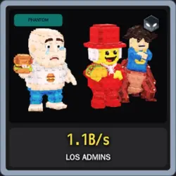 Phantom Los Admins 1.1B s (Секретный персонаж) — Roblox, лот №238912