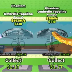 Phantom Ombrello Topolino $78M s Stock Only (Секретный перс… — Roblox, лот №238955