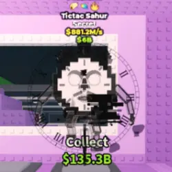 Phantom Tictac Sahur 881.2 M s (3 TRAITS) (Секретный персон… — Roblox, лот №239001