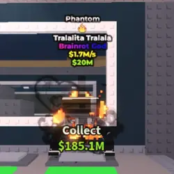Phantom Tralalita Tralala 1.7 M s (1 TRAIT) (Brainrot God п… — Roblox, лот №239007