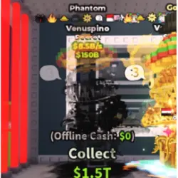 Phantom Venuspino 8.5B S (SUN + 8 Traits) #V5ZN9L (Секретны… — Roblox, лот №239020
