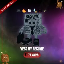 Phantom Yess my Resume 71.4M s (Секретный персонаж) — Roblox, лот №239022