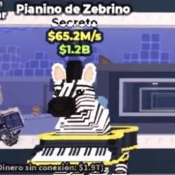 Pianino de zebrino 65.2m s (Секретный персонаж) — Roblox, лот №239026