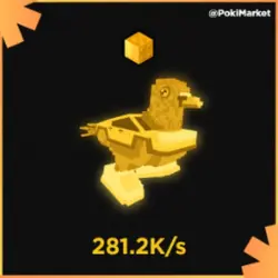 Piccione Macchina - Gold - 281.2K s (Brainrot God персонаж) — Roblox, лот №239034