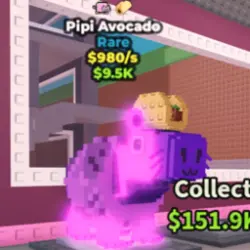 Pipi Avocado Galaxy Very RARE (Редкий персонаж) — Roblox, лот №239106