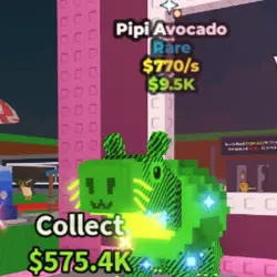 Pipi Avocado Radioactive Very RARE (Редкий персонаж) — Roblox, лот №239108