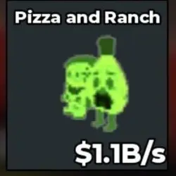 Pizza and Ranch 1.1B s “ Radioactive “ CLEAN Rare Item Stoc… — Roblox, лот №239161