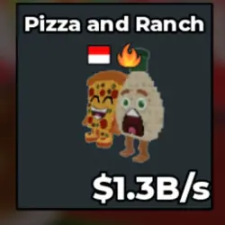 Pizza and Ranch 1.3B s (Секретный персонаж) — Roblox, лот №239162