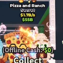 Pizza and Ranch 1.7B S (Bull + 2 Traits) #Z1XA5L (Секретный… — Roblox, лот №239166