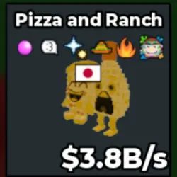 Pizza and Ranch 3.8B s (Секретный персонаж) — Roblox, лот №239188