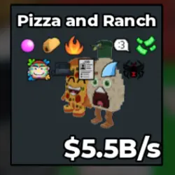 Pizza and Ranch 5.5B s (Секретный персонаж) — Roblox, лот №239198