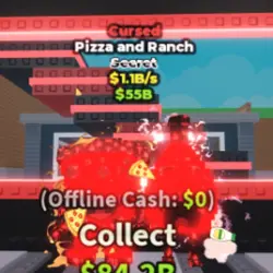 Pizza and Ranch [Cursed] 1.1 B s (Секретный персонаж) — Roblox, лот №239207
