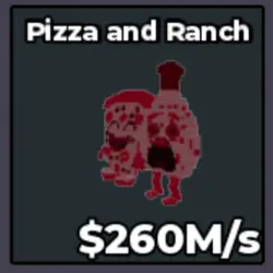 Pizza and Ranch Bloodrot 260M s (Секретный персонаж) — Roblox, лот №239209