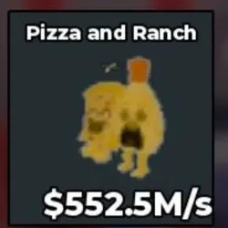 Pizza and Ranch Gold 552.5M s (Секретный персонаж) — Roblox, лот №239217
