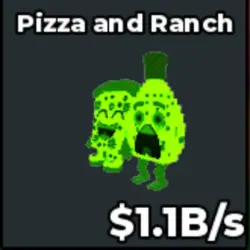 Pizza and Ranch Radioactive 1.1B s (Секретный персонаж) — Roblox, лот №239221