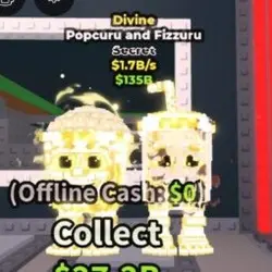 Popcuru and fizzuro DIVINE 1.7B s (Секретный персонаж) — Roblox, лот №239280