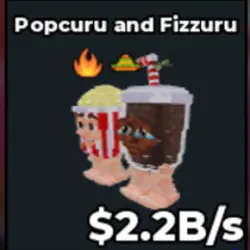 Popcuru And Fizzuru (f02317) (Секретный персонаж) — Roblox, лот №239251