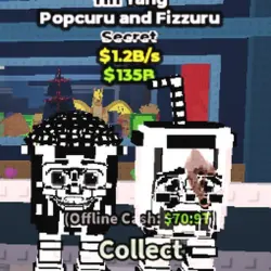 Popcuru and Fizzuru 1.2B s Yin Yang (Секретный персонаж) — Roblox, лот №239288