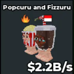 Popcuru and Fizzuru 2.2B s (Секретный персонаж) — Roblox, лот №239297
