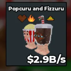 Popcuru and Fizzuru 2.9B s (Секретный персонаж) — Roblox, лот №239305