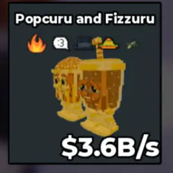 Popcuru and Fizzuru 3.6B s (Секретный персонаж) — Roblox, лот №239313