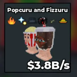 Popcuru and Fizzuru 3.8B s (Секретный персонаж) — Roblox, лот №239315