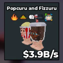 Popcuru and Fizzuru 3.9B s (Секретный персонаж) — Roblox, лот №239316