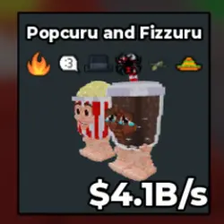 Popcuru and Fizzuru 4.1B s (Секретный персонаж) — Roblox, лот №239322
