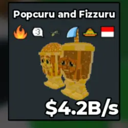 Popcuru and Fizzuru 4.2B s (Секретный персонаж) — Roblox, лот №239323