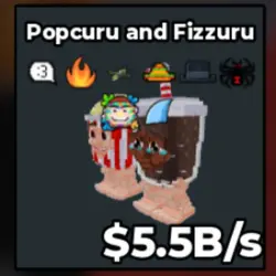Popcuru and Fizzuru 5.5B s (Секретный персонаж) — Roblox, лот №239335