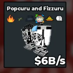 Popcuru and Fizzuru 6B s (Секретный персонаж) — Roblox, лот №239343