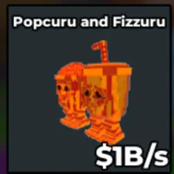 Popcuru and Fizzuru Lava (Секретный персонаж) — Roblox, лот №239360