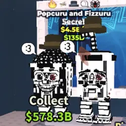 Popcuru And Fizzuru Yin - Yang 4.5b s (Секретный персонаж) — Roblox, лот №239319
