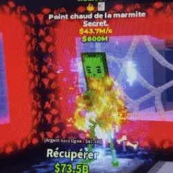 Pot hotspot radioactive ! Trait job job (Секретный персонаж) — Roblox, лот №239403