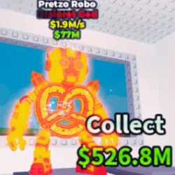 Pretzo Robo 1.9 M s [ Lava ] (Секретный персонаж) — Roblox, лот №239416