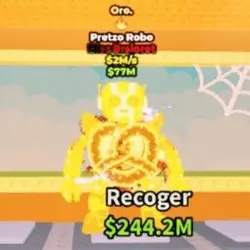 Pretzo robo GOLD (Brainrot God персонаж) — Roblox, лот №239423