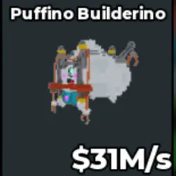 Puffino Builderino (Секретный персонаж) — Roblox, лот №239428