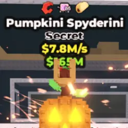 Pumpkini Spyderini 7.8 M s (Секретный персонаж) — Roblox, лот №239449