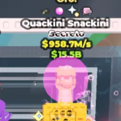Quackini Snackini (958,7M s) (Секретный персонаж) — Roblox, лот №239470
