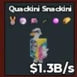 Quackini Snackini 1.3B s Kiisuki (Секретный персонаж) — Roblox, лот №239474