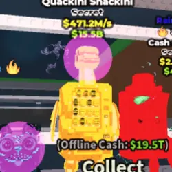 Quackini Snackini 471.2M s Gold (Секретный персонаж) — Roblox, лот №239480