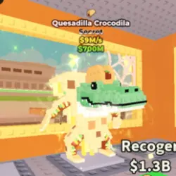 Quedasilla Crocodila 9M s - Secret (Секретный персонаж) — Roblox, лот №239491