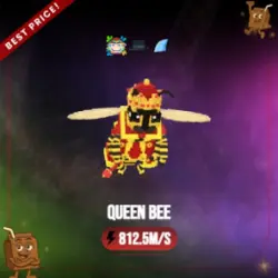 Queen Bee 812.5M s (Секретный персонаж) — Roblox, лот №239503