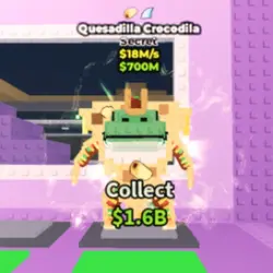Quesadilla Crocodila 18 M s (2 TRAITS) (Секретный персонаж) — Roblox, лот №239526