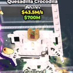 Quesadilla Crocodila 43.5M s (Секретный персонаж) — Roblox, лот №239530