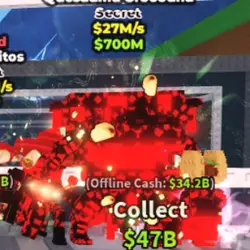 Quesadilla Crocodila Cursed 27m s (Z1) (Секретный персонаж) — Roblox, лот №239534