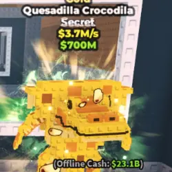 Quesadilla Crocodila Gold $3.7M S (Секретный персонаж) — Roblox, лот №239542